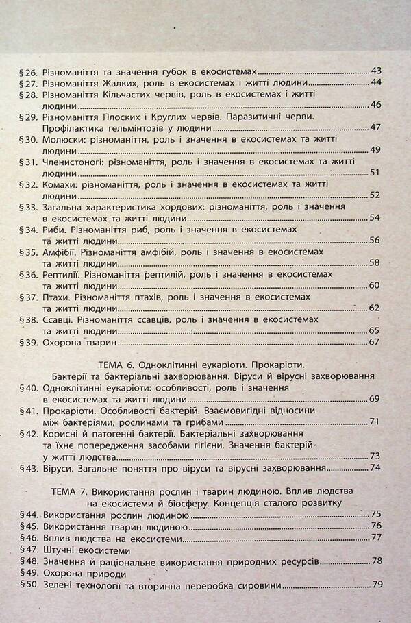 Biology. 7th grade. Workbook / Біологія. 7 клас. Робочий зошит Ольга Таглина, Андрей Самойлов, Ольга Утевская, Людмила Довгань 978-617-09-8951-2-4
