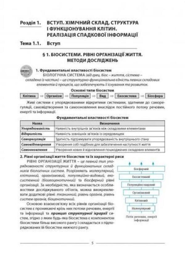 Biology. Collection Of Test Tasks. 1020 Test Tasks For Preparation For External Examinations And DPA / Біологія. Збірник тестових завдань. 1020 тестових завдань для підготовки до ЗНО та ДПА Valery Sobol / Валерій Соболь 9786175393321-2