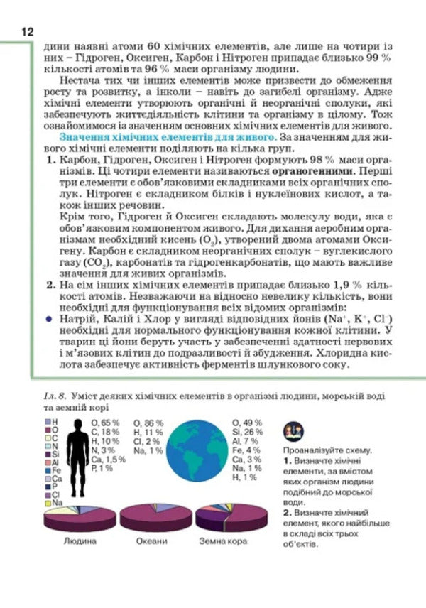 Biology. Grade 9. Textbook / Біологія. 9 клас. Підручник Оксана Андерсон, Марина Вихренко, Андрей Чернинский -4