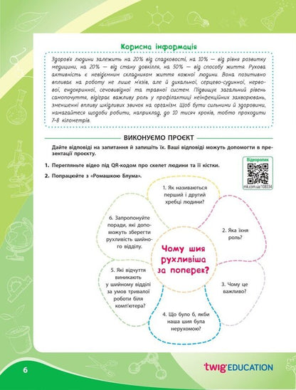 Biology. Notebook For Project Works. 8Th Grade / Біологія. Зошит для проєктних робіт. 8 клас Natalia Ishchenko, Alexandra Demochko, Viktoria Kruglova / Наталія Іщенко, Олександра Демочко, Вікторія Круглова 9786170989789-2