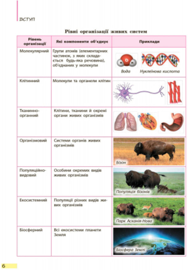 Biology. Textbook. Grade 9 / Біологія. Підручник. 9 клас Константин Задорожный 9786170933614-5