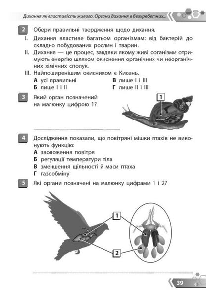 Biology 8Th Grade Collection Of Problems - Бологя 8 клас Збрник задач Olga Taglyna - Ольга Таглна 9786178933043-4