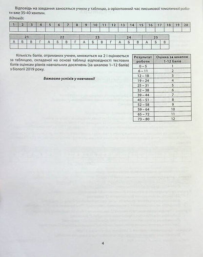 Biology And Ecology. 11Th Grade. A Collection Of Tasks For Evaluating The Educational Achievements Of Students / Біологія і екологія. 11 клас. Збірник завдань для оцінювання навчальних досягнень учнів Valery Sobol / Валерій Соболь 9786175392997-6