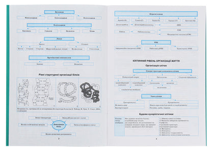Biology In Tables And Diagrams 6-11 Grades - Бологя в таблицях схемах 6-11 класи Roman Evseev - Роман всв 9789669397300-4