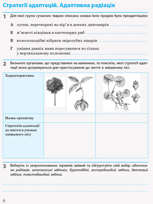 Biology and ecology. Standard level. Grade 11. A workbook / Біологія і екологія. Рівень стандарту. 11 клас. Робочий зошит Константин Задорожный 9786170957009-4