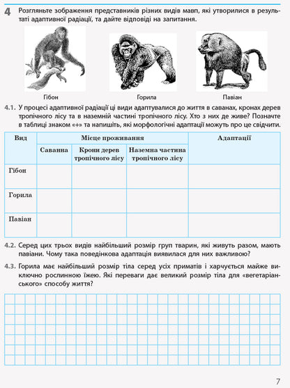 Biology and ecology. Standard level. Grade 11. A workbook / Біологія і екологія. Рівень стандарту. 11 клас. Робочий зошит Константин Задорожный 9786170957009-5