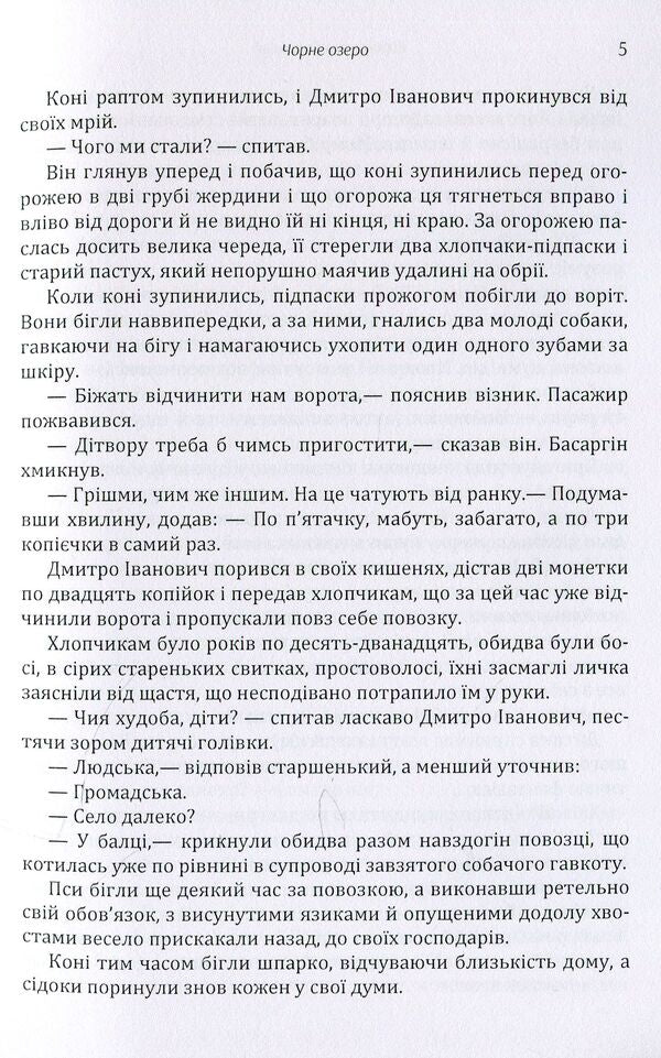 Black lake / Чорне озеро Владимир Гжицкий 978-611-01-1442-4-5