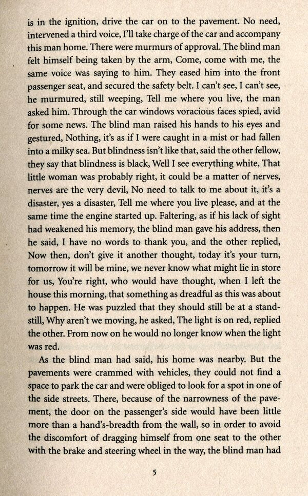 Blindness Jose Saramago / Жозе Сарамаго 9780099573586-5