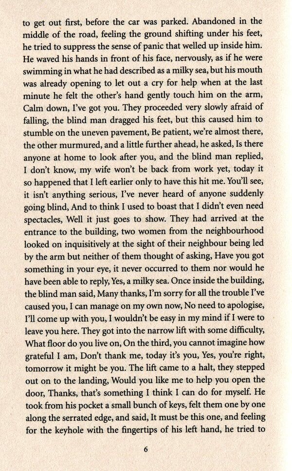 Blindness Jose Saramago / Жозе Сарамаго 9780099573586-6