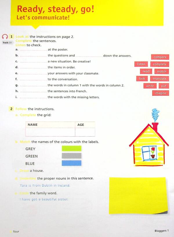 Bloggers 1 (A1-A2) Workbook / Bloggers 1 (A1-A2) Workbook Лаура Бродбент 978-617-7511-56-3-5