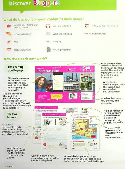 Bloggers 2 (A1-A2) Student's Book / Bloggers 2 (A1-A2) Student's Book Лаура Бродбент 978-617-7511-57-0-5