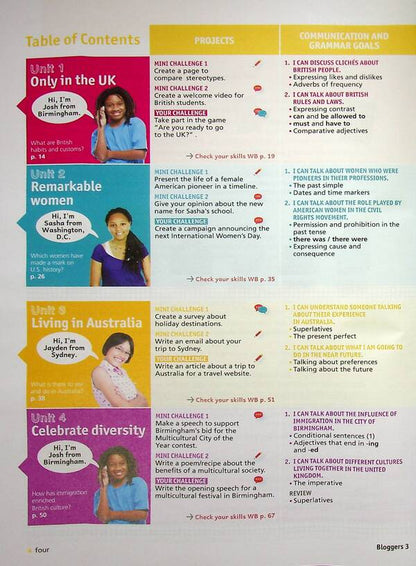 Bloggers 3 (A2) Student's Book / Bloggers 3 (A2) Student's Book Лаура Бродбент 978-617-7511-59-4-3