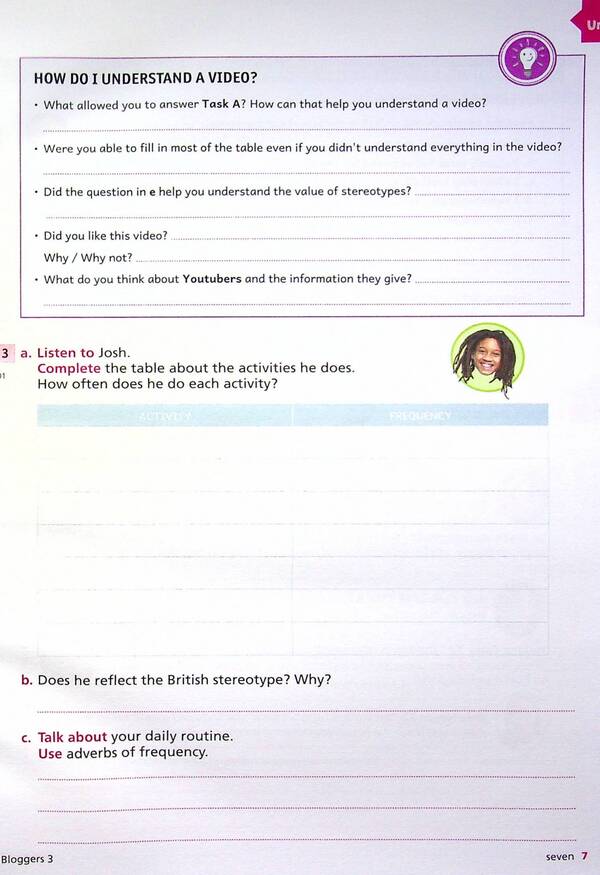 Bloggers 3 (A2) Workbook / Bloggers 3 (A2) Workbook Лаура Бродбент 978-617-7511-60-0-5