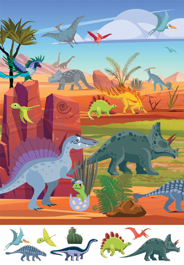 Book-Card. Great Wimmelbukh. Dinosaurs / Книга-картонка. Великий віммельбух. Динозаври / Author not specified 9789669879943-2