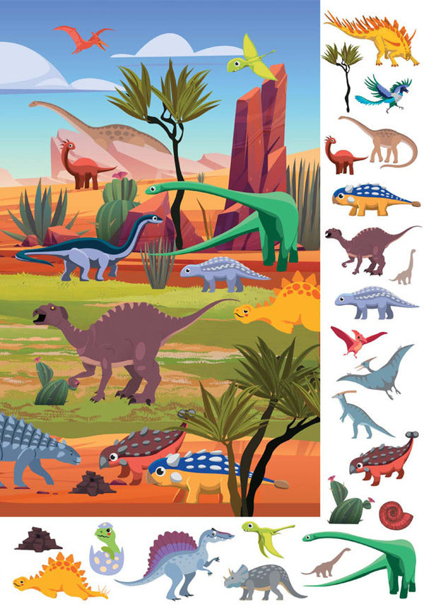 Book-Card. Great Wimmelbukh. Dinosaurs / Книга-картонка. Великий віммельбух. Динозаври / Author not specified 9789669879943-3