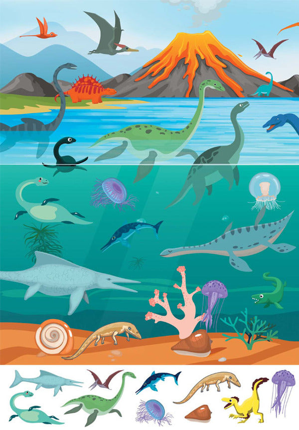 Book-Card. Great Wimmelbukh. Dinosaurs / Книга-картонка. Великий віммельбух. Динозаври / Author not specified 9789669879943-4