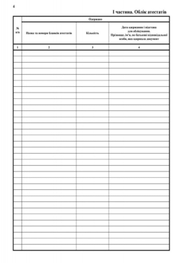 Book of registration and issuance of certificates and supplements to certificates of complete general secondary education, silver and gold medals / Книга обліку і видачі атестатів та додатків до атестатів про повну загальну середню освіту, срібних і золотих медалей  9789667450076-5