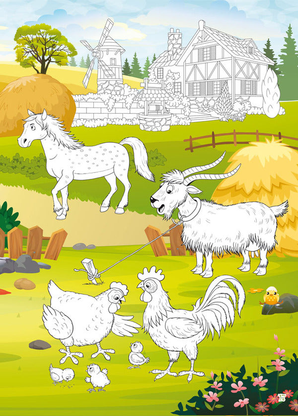 Book with stickers.Farm / Книжка з наліпками. Ферма  978-617-547-044-2-4