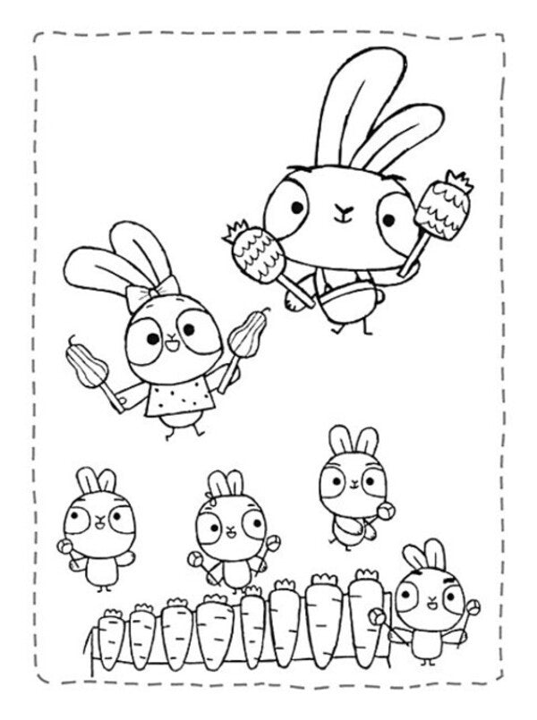 Brave Rabbits Adventure Coloring Pages Lets Play Together - Хоробр Зайц Пригодницьк розмальовки Граймо разом - Author not specified 9789667514198-3