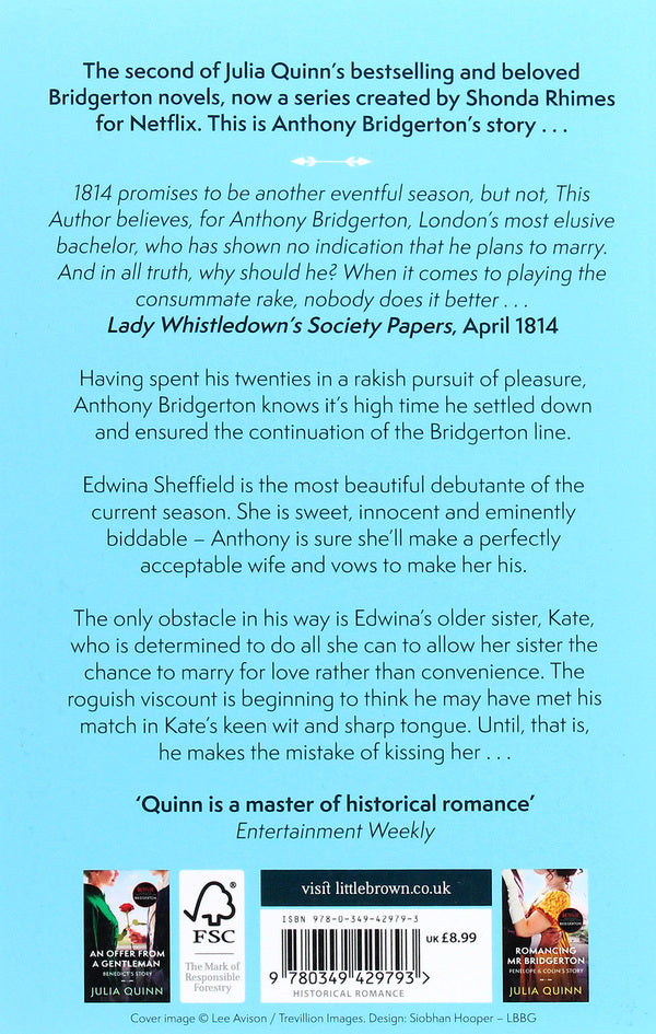 Bridgerton: The Viscount Who Loved Me (Bridgertons Book 2) / Bridgerton: The Viscount Who Loved Me (Bridgertons Book 2) Джулия Куин 978-0-349-42979-3-2