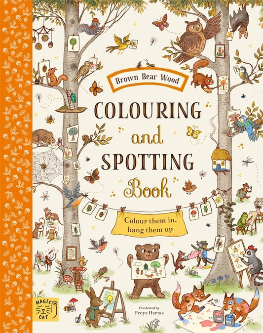 Brown Bear Wood. Coloring And Spotting Book. Color Them In, Hang Them Up! / Author not specified 9781915569103-1