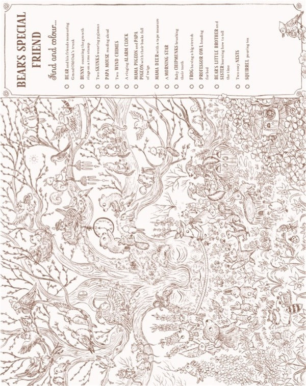 Brown Bear Wood. Coloring And Spotting Book. Color Them In, Hang Them Up! / Author not specified 9781915569103-2