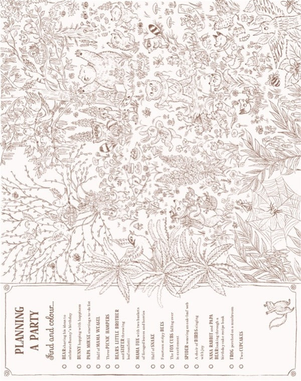 Brown Bear Wood. Coloring And Spotting Book. Color Them In, Hang Them Up! / Author not specified 9781915569103-3