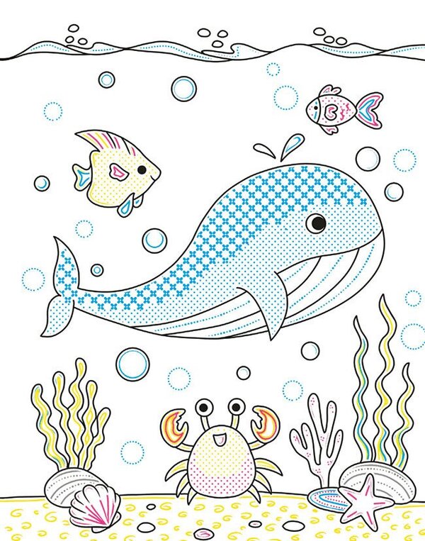 Brush And Water. Sea Wonders - Пензлик  вода. Морськ дива Ekaterina Protsun - Катерина Прокунь 9786178773021-3