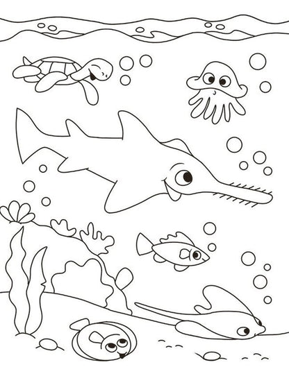 Brush And Water. Sea Wonders - Пензлик  вода. Морськ дива Ekaterina Protsun - Катерина Прокунь 9786178773021-4