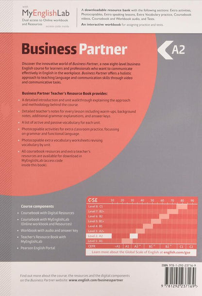 Business Partner A2 Teacher's Book +MEL / Business Partner A2  Teacher's Book +MEL  9781292237169-2