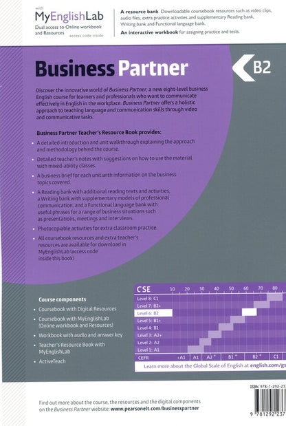 Business Partner B2. Teacher's Resource Book with MyEnglishLab / Business Partner B2. Teacher's Resource Book with MyEnglishLab Ирэн Баррел 978-1-292-23720-6-2