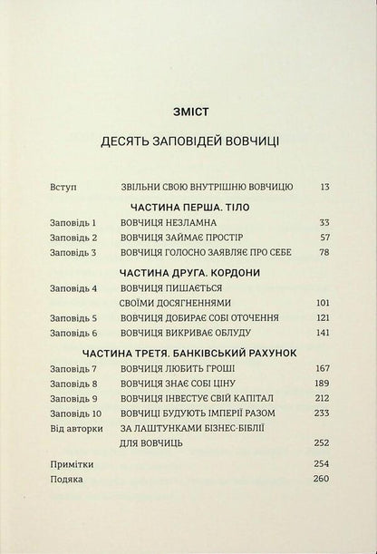 Business library for wolves. 10 commandments to get rid of the curse of a good girl and take control of her own body, his borders and bank account / Бізнес-біблія для вовчиць. 10 заповідей, щоб звільнитися від прокляття хорошої дівчинки й узяти під контроль власне тіло, свої кордони та банківський рахунок Лиза Кармен Ванг 978-617-8566-11-1-3