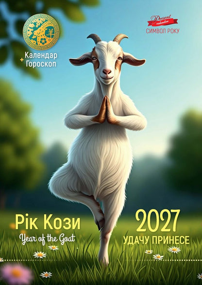 Calendar The Year Of The Goat Will Bring Good Luck 2027 - Календар Рк кози удачу принесе 2027 - Author not specified 9772070119111-1