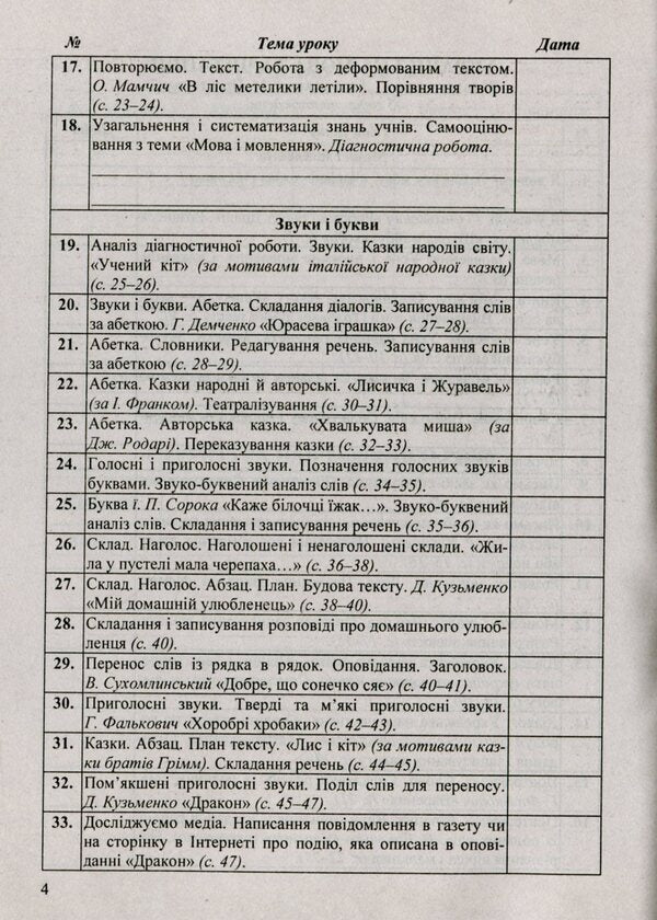 Calendar planning (according to the program of R. Shiyan). 2nd grade 2022-2023 born / Календарне планування (за програмою Р. Шияна). 2 клас 2022-2023 н.р. Ирина Жаркова 978-966-07-3685-6-5