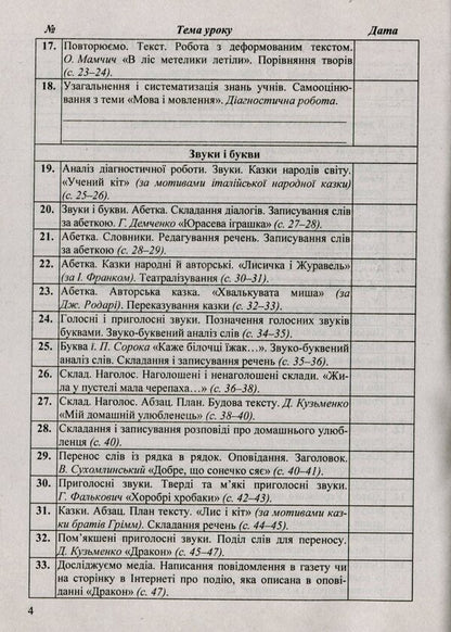 Calendar planning (according to the program of R. Shiyan). 2nd grade 2022-2023 born / Календарне планування (за програмою Р. Шияна). 2 клас 2022-2023 н.р. Ирина Жаркова 978-966-07-3685-6-5