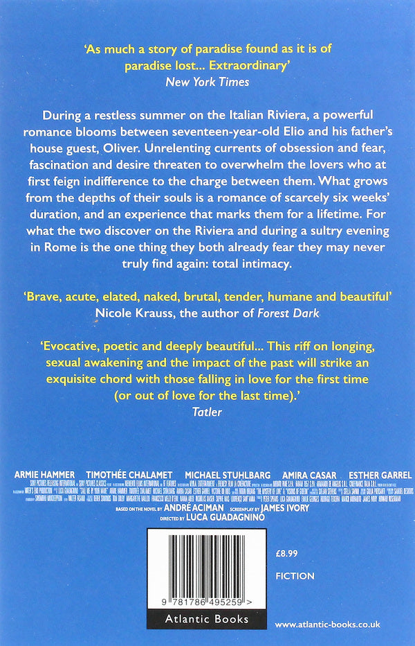 Call Me By Your Name / Call Me By Your Name Андре Асиман 9781786495259-2