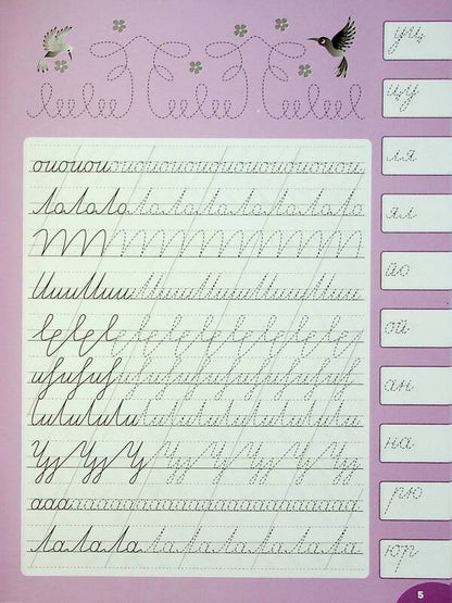 Calligraphy For Excellent Students. Handwriting Correction (+ Stickers) / Каліграфія для відмінника. Виправлення почерку (+ наліпки) Svetlana Silych / Світлана Сіліч 9786175441237-6