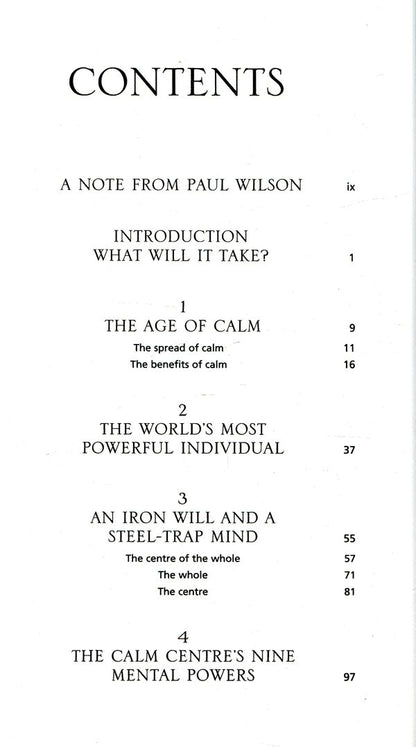 Calm For Life / Calm For Life Пол Уилсон 9780140280708-3