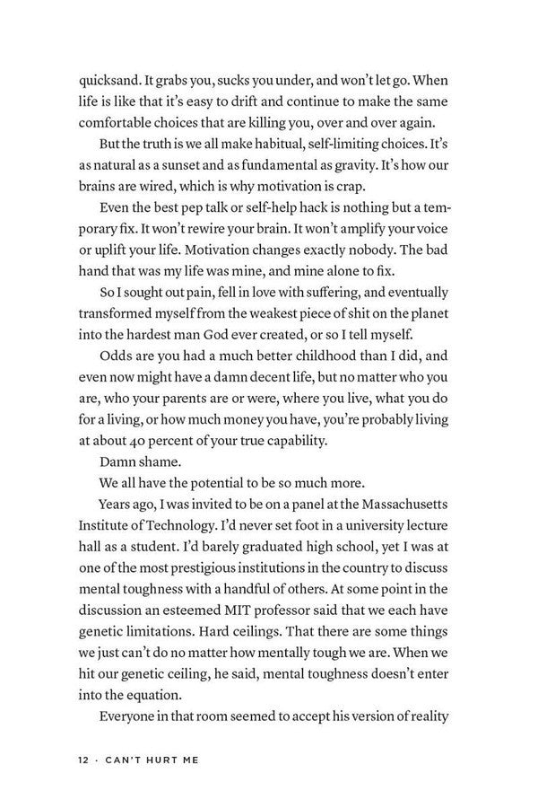 Can't Hurt Me: Master Your Mind And Defy The Odds David Goggins / Дэвид Гоггинс 9781544512273-6