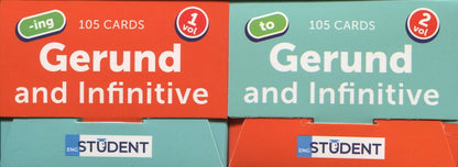 Cards English Words. Gerund 1 & Gerund 2 (210 Cards) / Картки англійський слів. Gerund 1 & Gerund 2 (210 карток) / Author not specified 9786178456054-1