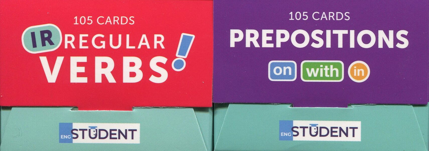 Cards Of English Words. Irregular Verbs & Prepositions (210 Cards) / Картки англійських слів. Irregular Verbs & Prepositions (210 карток) / Author not specified 9786178607081-1