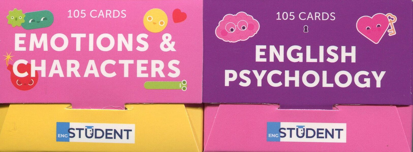 Cards Of English Words. Psychology & Emotions (210 Cards) / Картки англійських слів. Psychology & Emotions (210 карток) / Author not specified 9786178456061-1