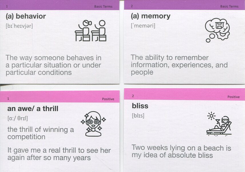 Cards Of English Words. Psychology & Emotions (210 Cards) / Картки англійських слів. Psychology & Emotions (210 карток) / Author not specified 9786178456061-4