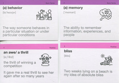 Cards Of English Words. Psychology & Emotions (210 Cards) / Картки англійських слів. Psychology & Emotions (210 карток) / Author not specified 9786178456061-4