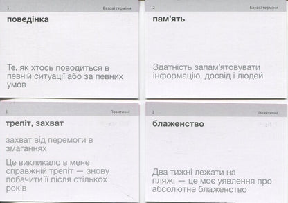 Cards Of English Words. Psychology & Emotions (210 Cards) / Картки англійських слів. Psychology & Emotions (210 карток) / Author not specified 9786178456061-5