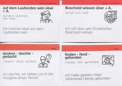 Cards Of German Words. Starke Verben & Phrasal Verbs (210 Cards) / Картки німецьких слів. Starke Verben & Phrasal Verbs (210 карток) / Author not specified 9786178456085-4