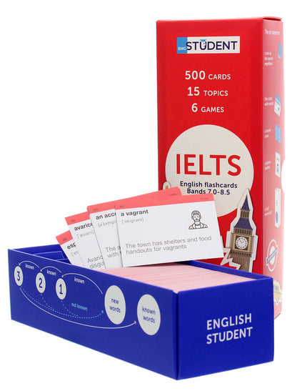 Cards for learning English words. IELTS. English to English / Картки для вивчення англійських слів. IELTS. English to english  978-617-7702-34-3-4