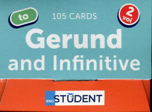 Cards of English words Gerund and Infinitive. Volume 2 / Картки англійських слів Gerund and Infinitive. Volume 2  978-617-7702-69-5-2