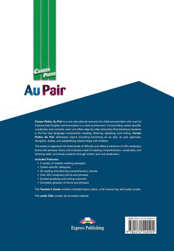 Career Paths. Au Pair. Student's Book (with Digibooks Application) / Career Paths. Au Pair. Student's Book (with Digibooks Application) Вирджиния Эванс, Дженни Дули, Аннализ Грубер 9781471542404-2