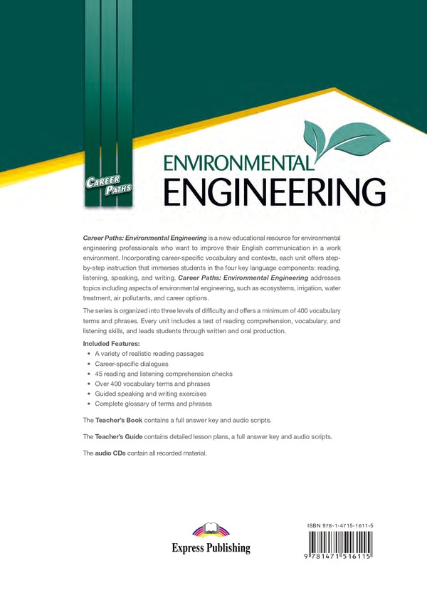 Career Paths. Environmental Engineering. Student's Book (with Digibooks Application) / Career Paths. Environmental Engineering. Student's Book (with Digibooks Application) Вирджиния Эванс, Дженни Дули, Кеннет Роджерс 9781471516115-2